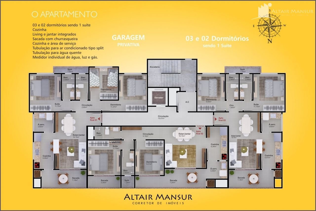 Apartamento à Venda em Itapoá SC – Paese – Foto 8 | Altair Mansur Imóveis Foto 8 de Apartamento à Venda em Itapoá SC - Bairro Paese - Altair Mansur Imóveis