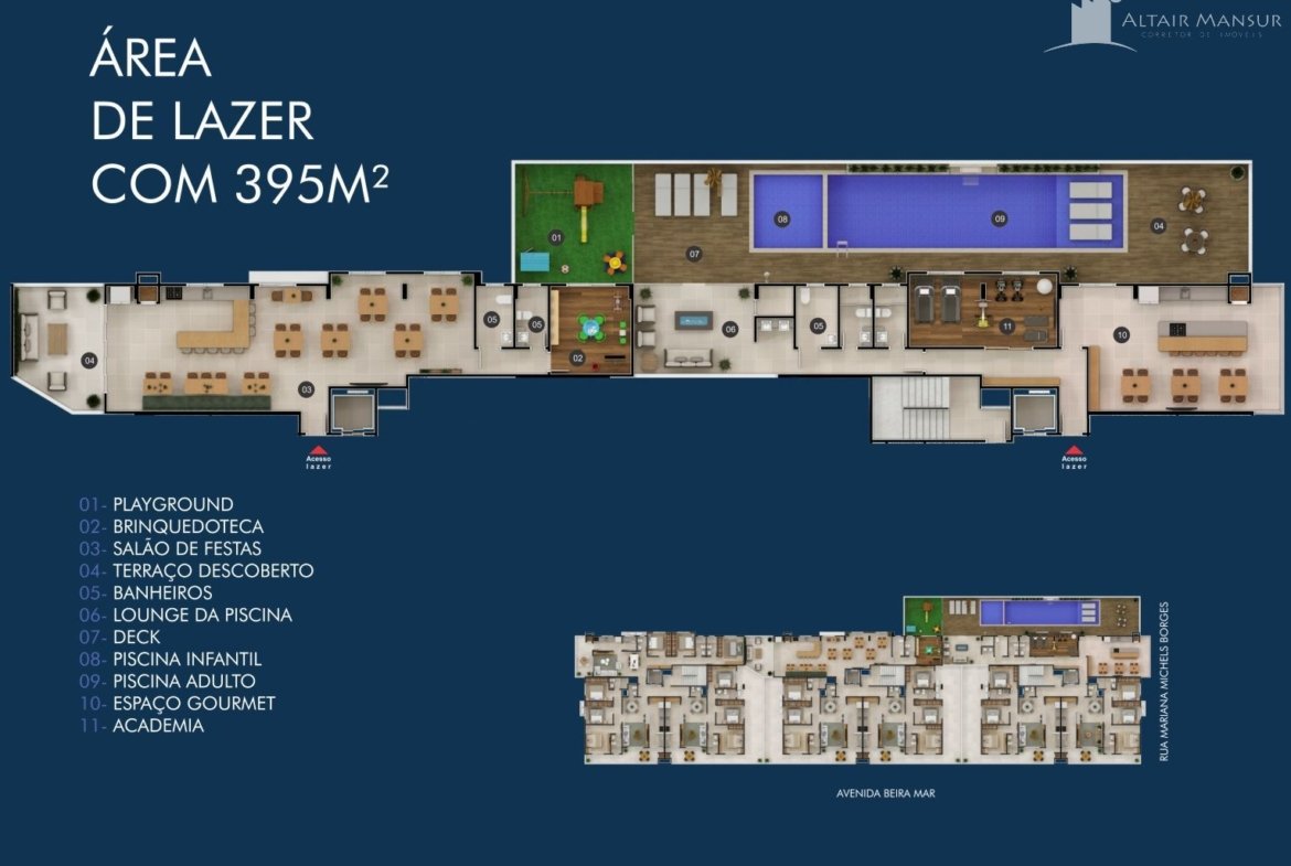 Apartamento Beira Mar à Venda – 3 Quartos (1 suíte), 2 Vagas, Itapoá/SC