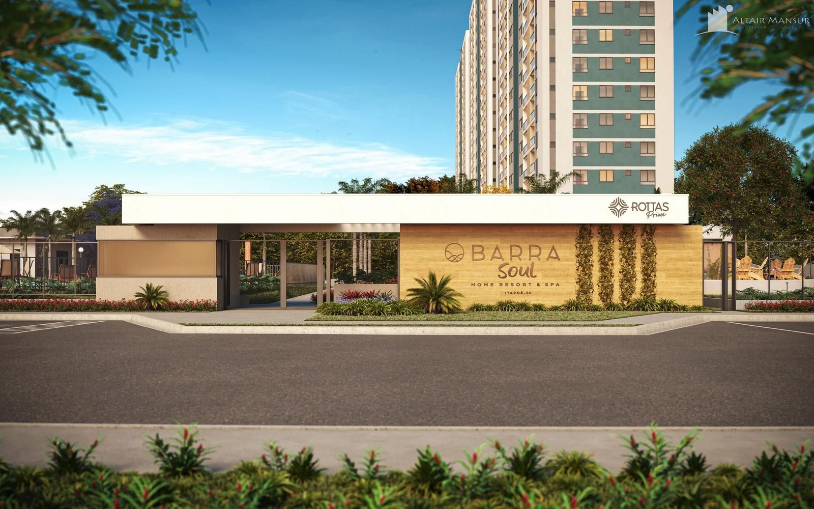 Foto 3 de Apartamento à Venda em Itapoá SC - Bairro Barra do Saí - Altair Mansur Imóveis