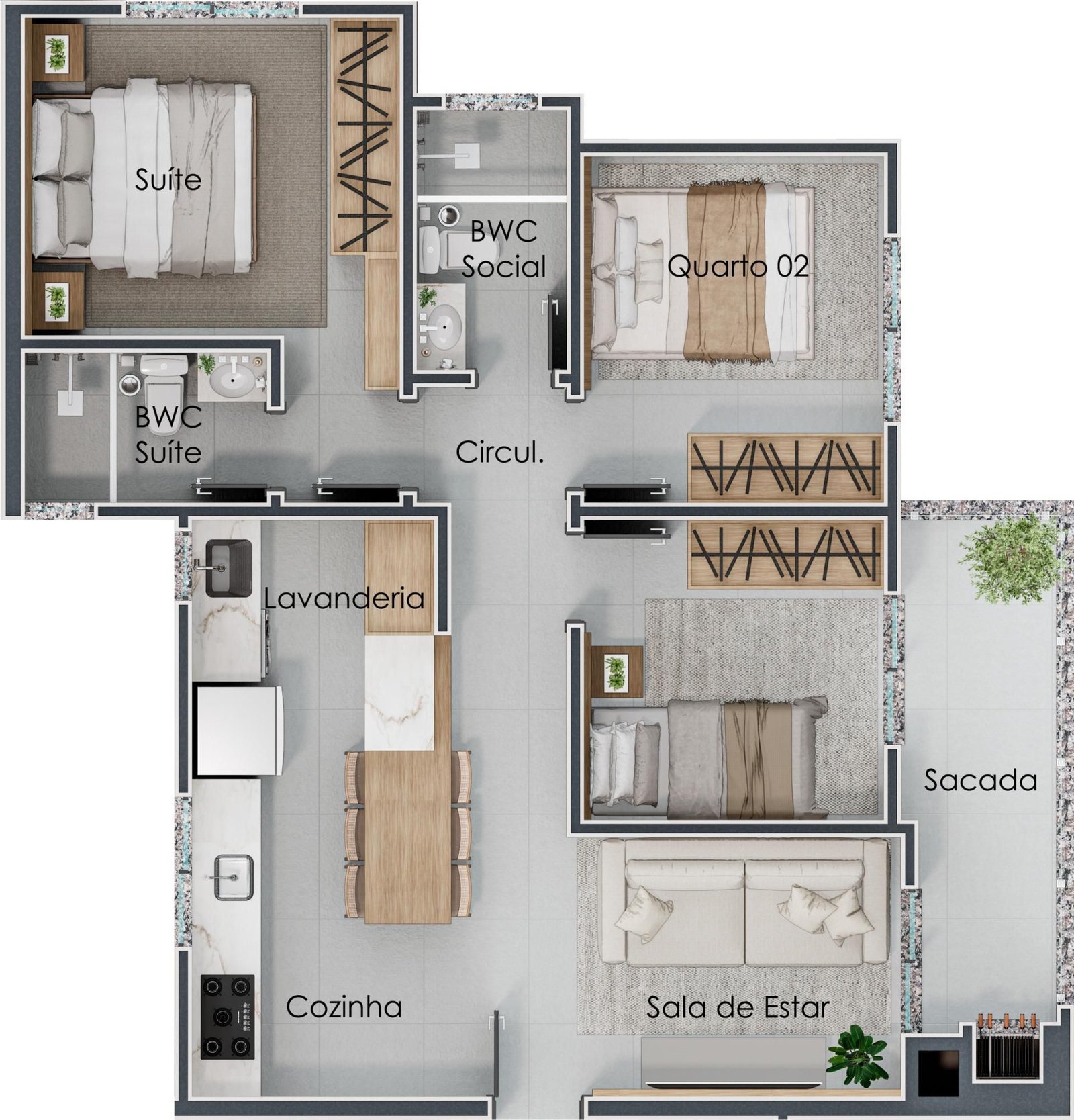 Apartamento com 3 quartos – Foto 21 | Altair Mansur Imóveis Apartamento com 3 quartos