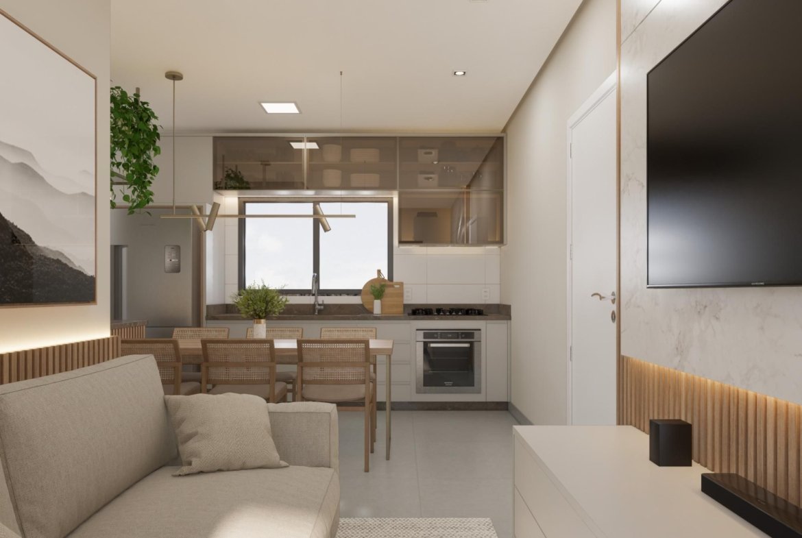 Apartamento com 3 quartos